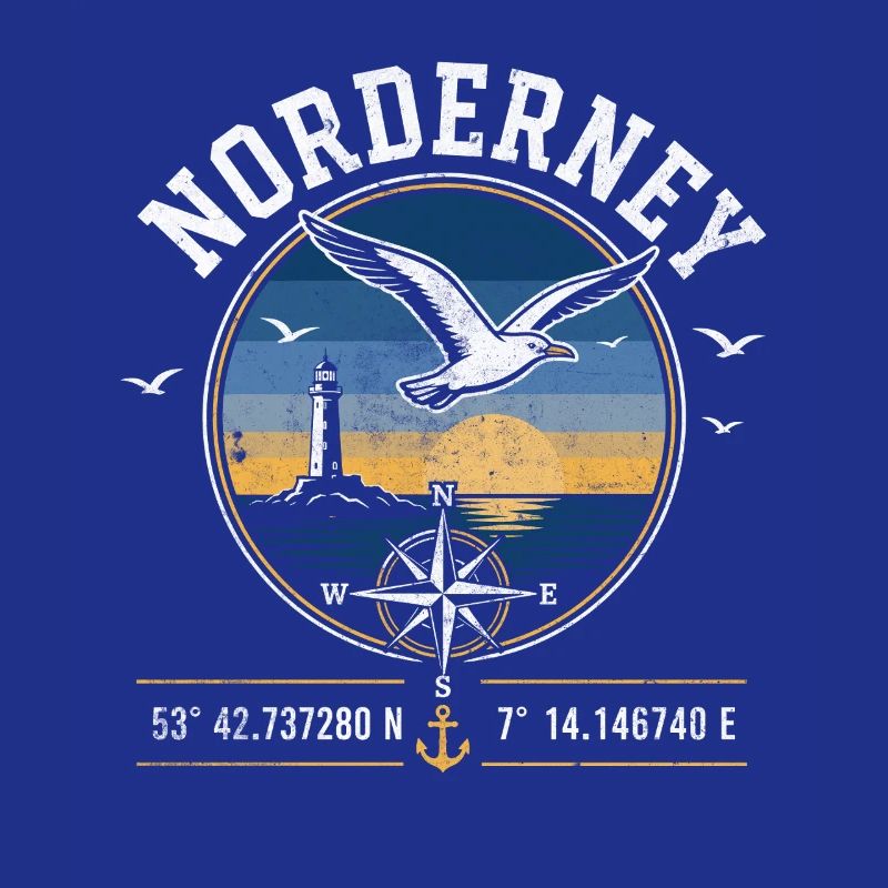 Norderney Coastal Compass Sunset