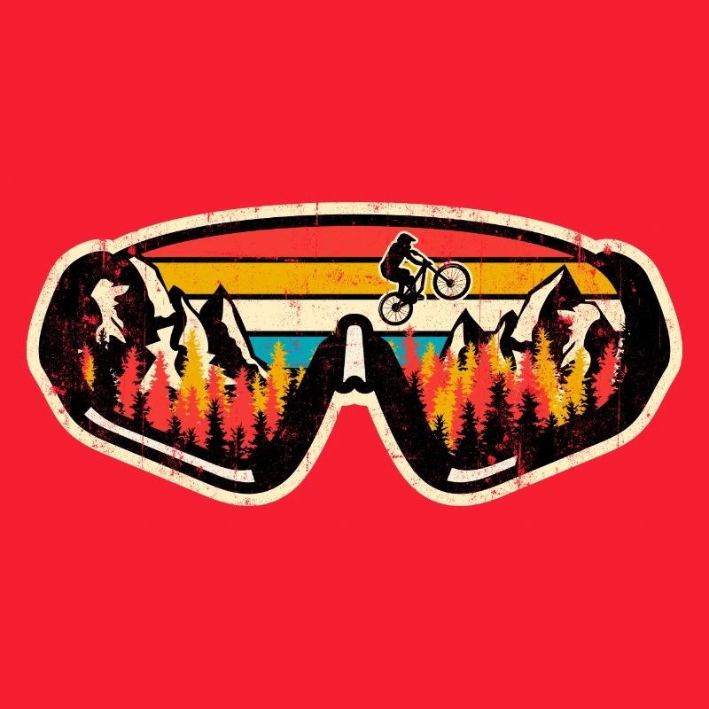 Retro MTB Sunset Goggles