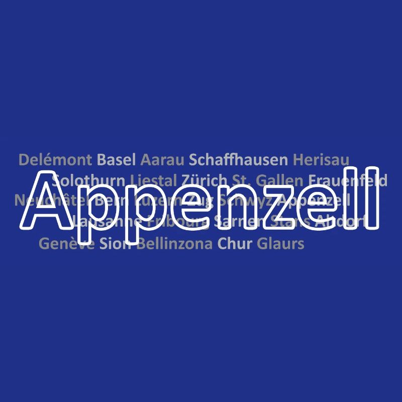 Schweizer Städte Appenzell