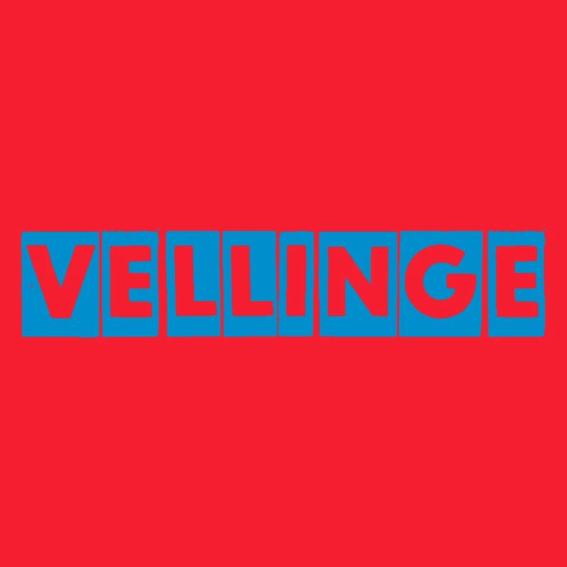 Vellinge – Conception de texte bleu