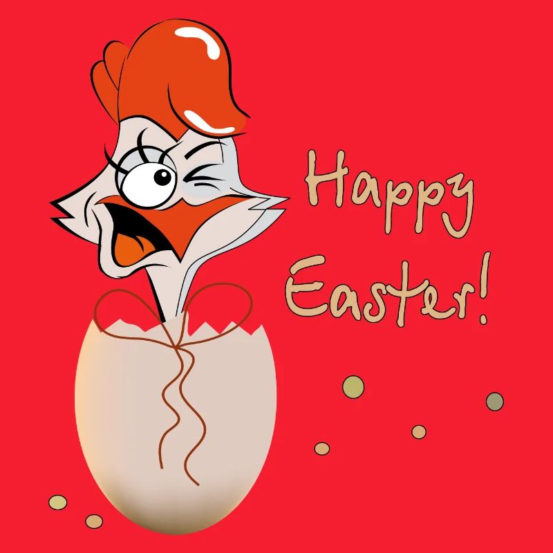 Happy Easter Rooster Easter