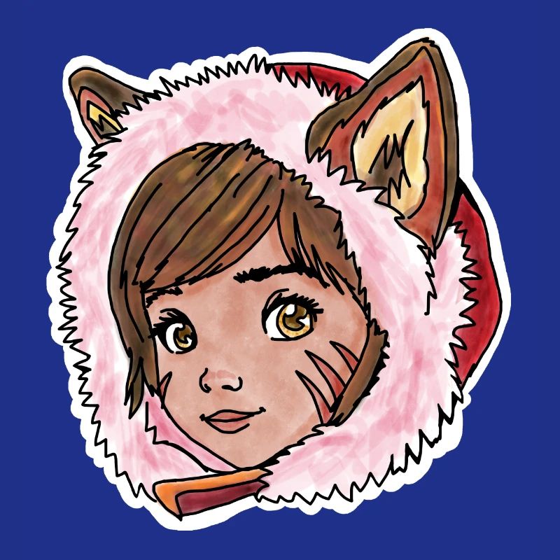 Rotkäppchen als kleiner Wolf