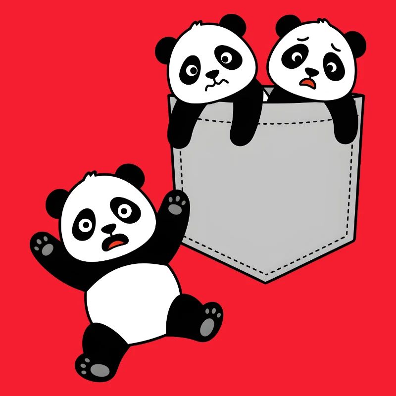 Panda Rescue Fall Pocket