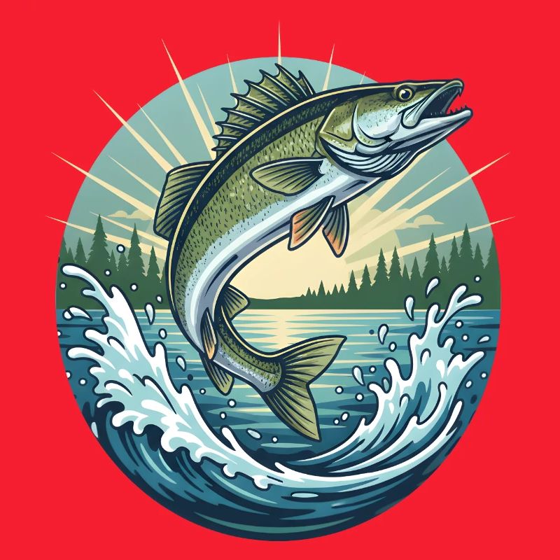 Springender Zander