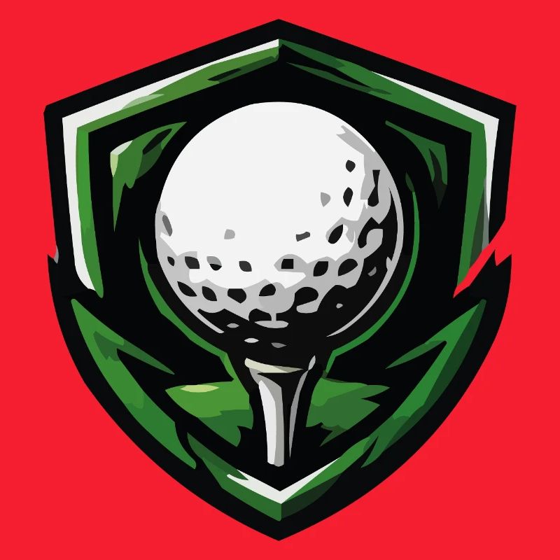 Shield Golf Ball Emblem