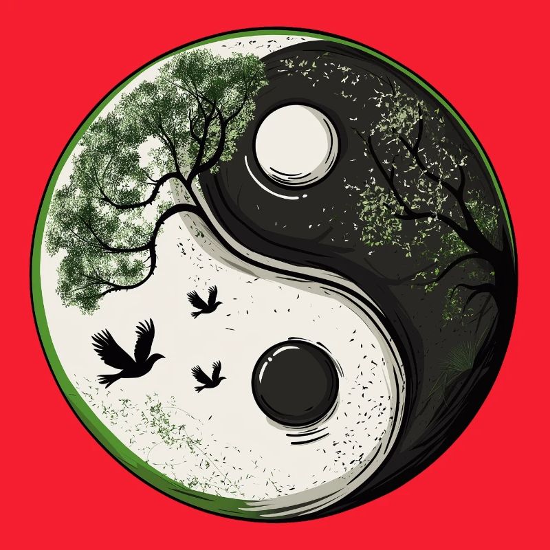 Yin et Yang Version Nature :)