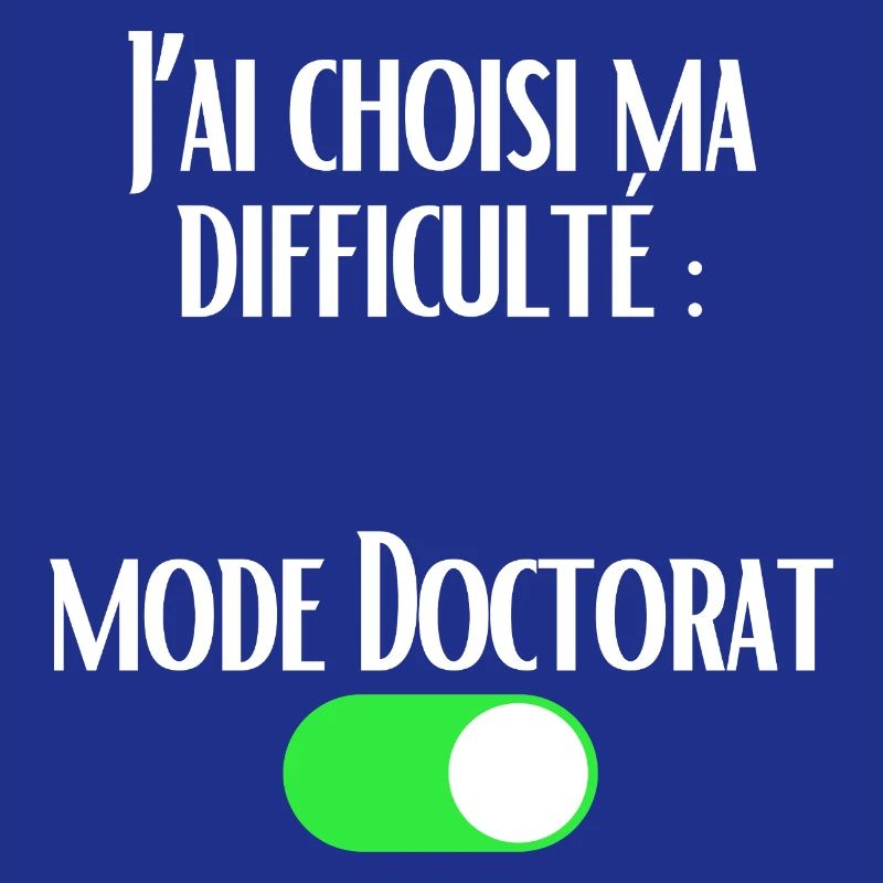 I chose my difficulty Doctorate Mode enabled