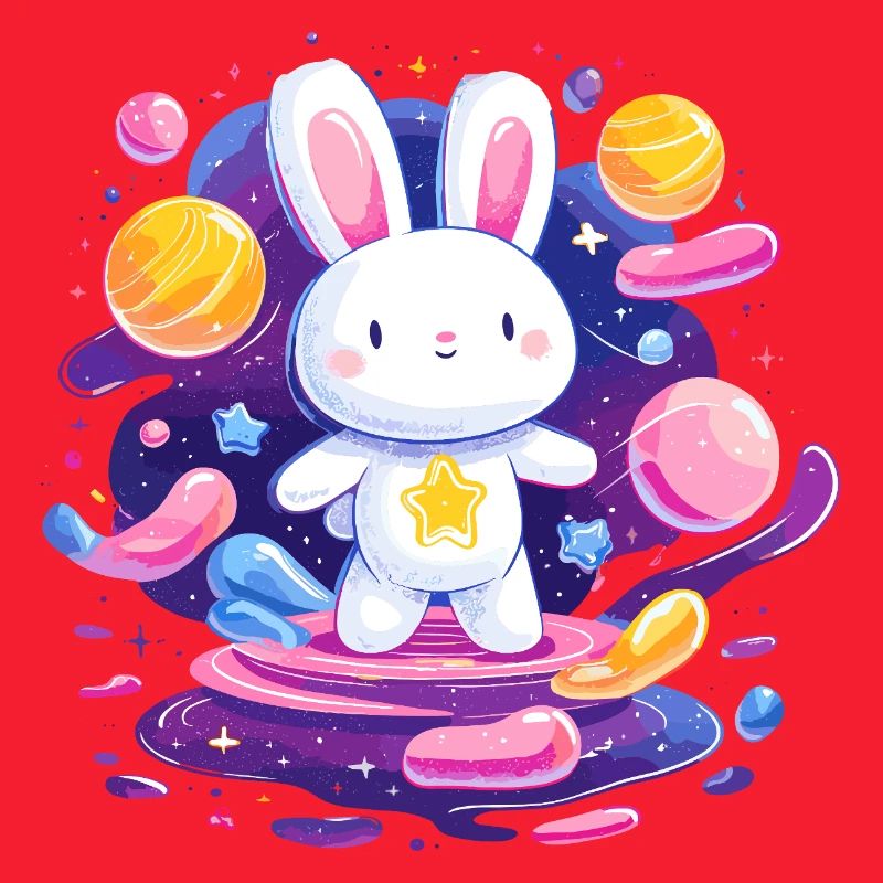 Cosmic Rabbit Star Flight