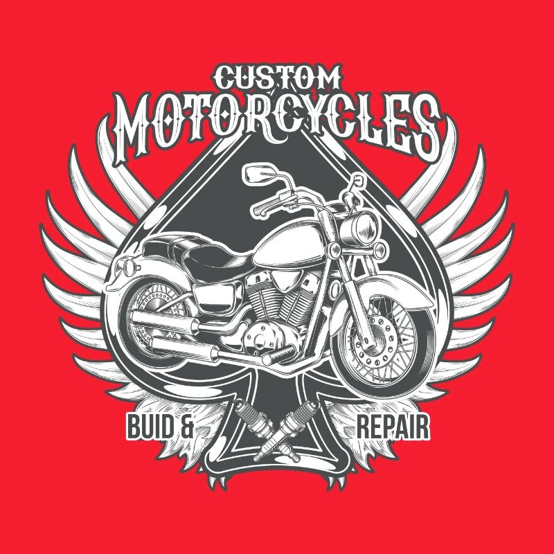 Custom Motorcycles America Motorcycle Retro Gift