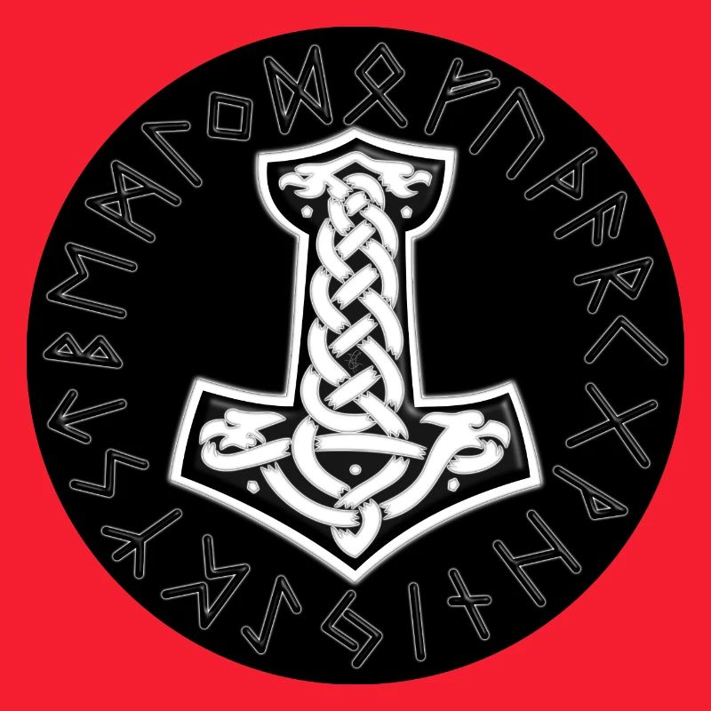 Mjölnir Celtic Runic Knot