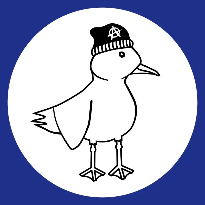 Seagull Anarchy – Naughty Maritime Hipster Coastal Art