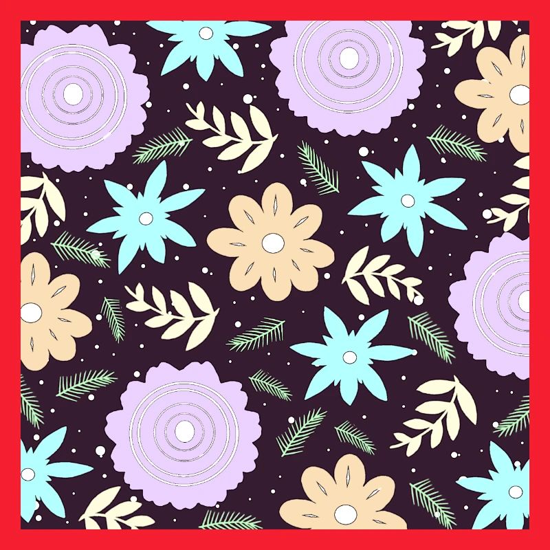 all over prints mit blumen, pastell blumenmuster