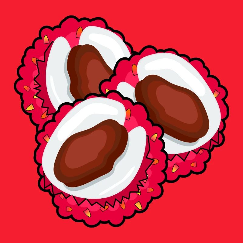 LYCHEE LITSCHI FRÜCHTE - OBST ESSEN