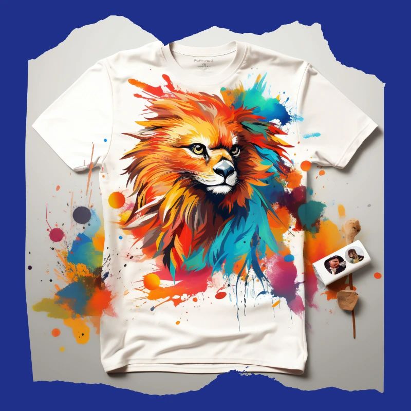 Painted lion