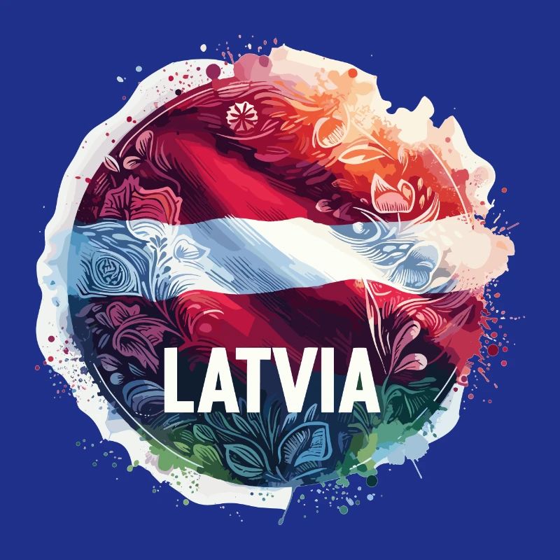Drapeau de la Lettonie Drapeau Cadeau