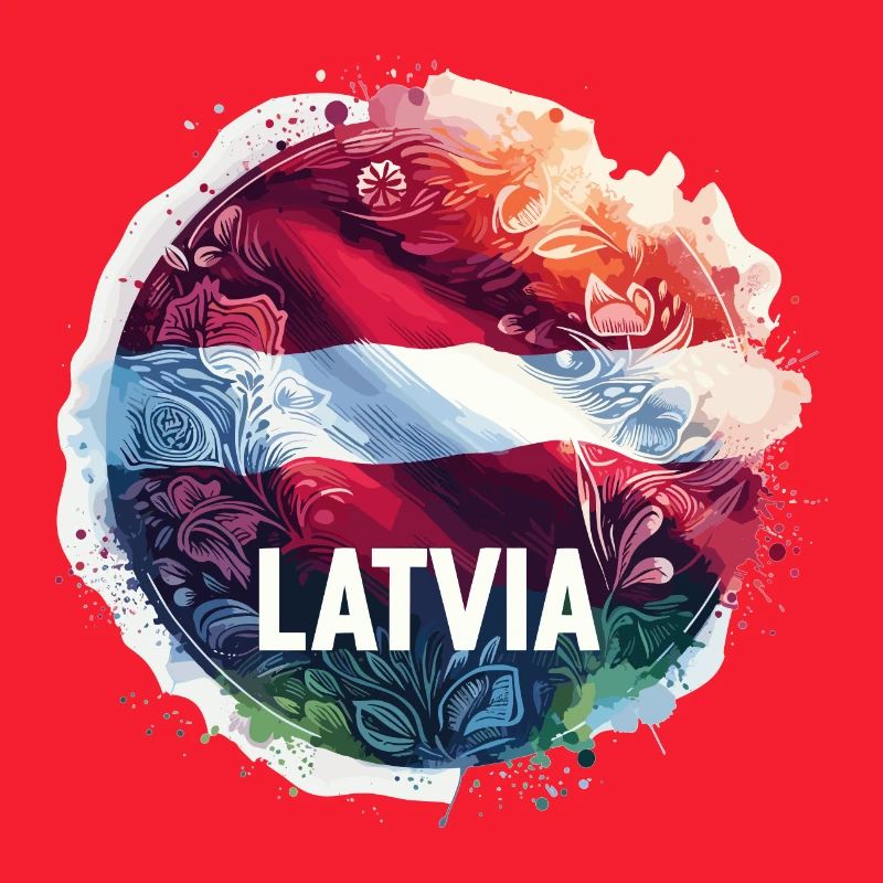 Drapeau de la Lettonie Drapeau Cadeau