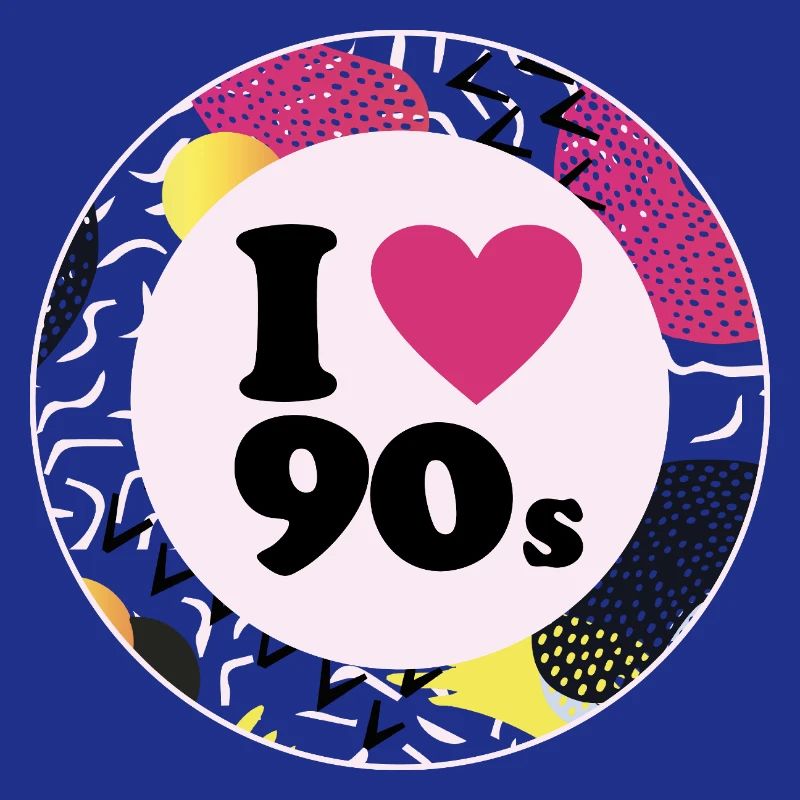 I ♥ 90s – Design rétro nostalgique