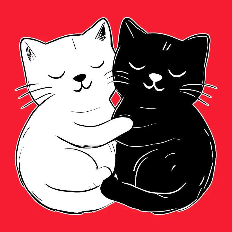 Chats mignons – simples et élégants