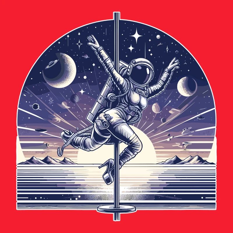 Pole dance astronaute Pole Dance cadeau