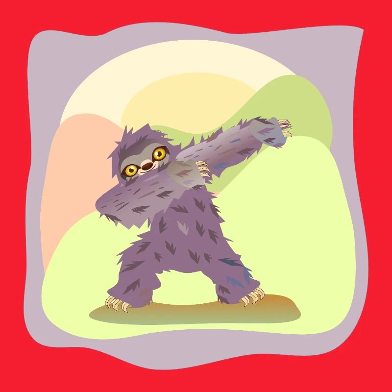 DABBING DANCING DANCING SLOTH