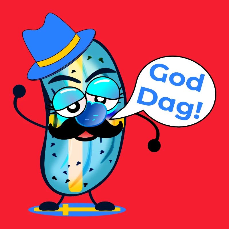 Good day pickle mustache
