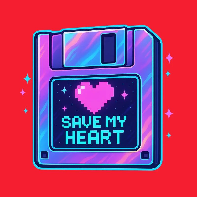 Pixel Heart Save My Heart