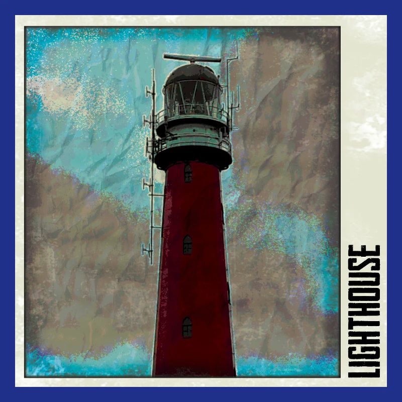 Lighthouse in the storm