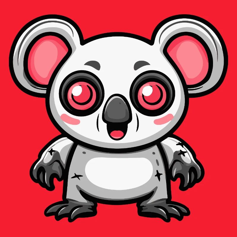 Koala Halloween Comic Lustig