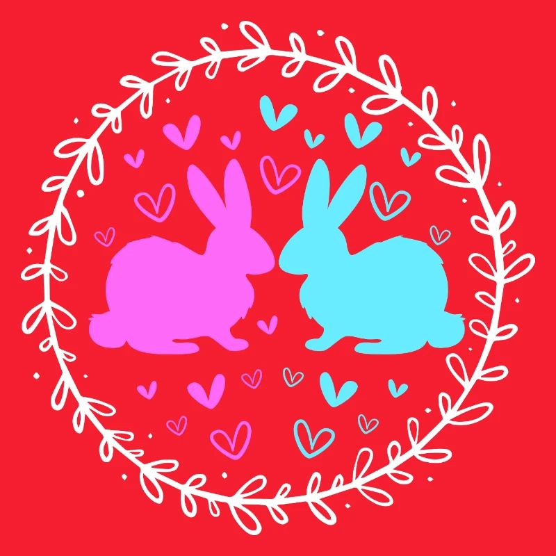 Gender Reveal Ostern Werdende Mutter