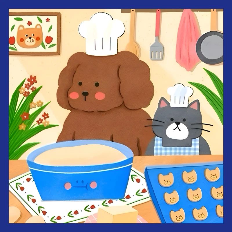 Cute Baker Illustration