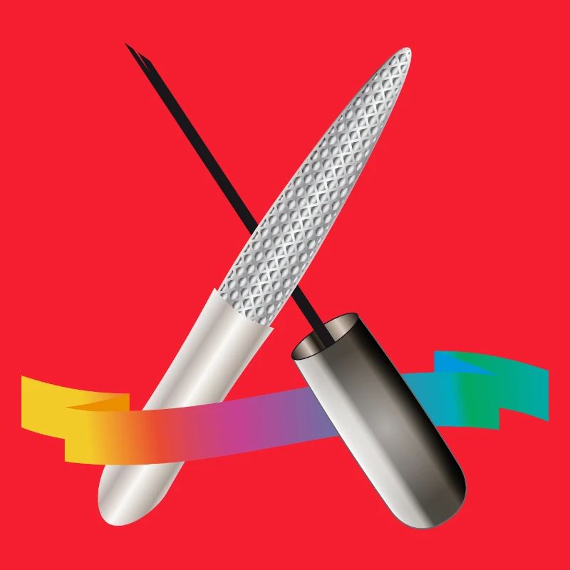 Manicure Tools with Gradient Illustration