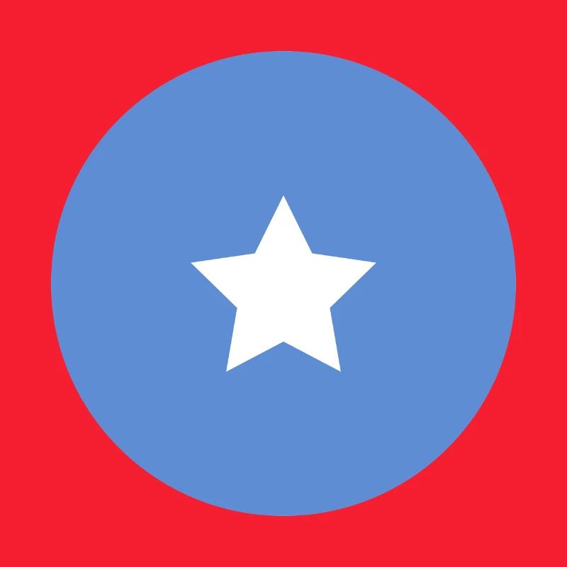 Somalia round flag