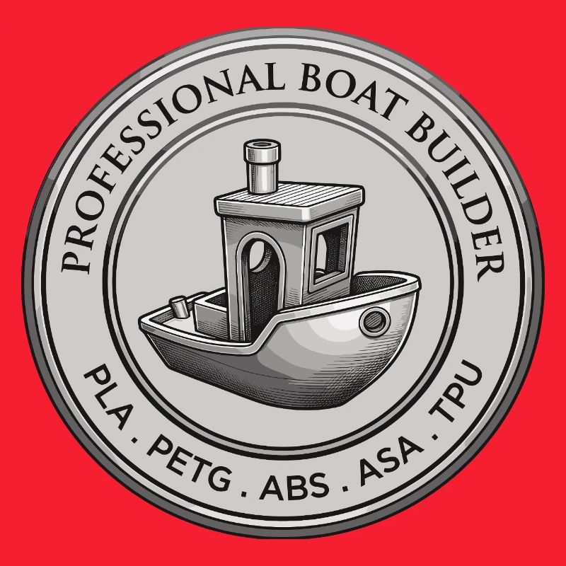Constructeur professionnel de bateaux – Emblème d’impression 3D