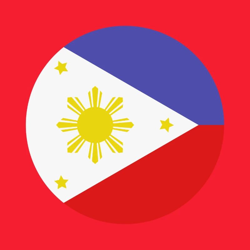 Philippines round flag