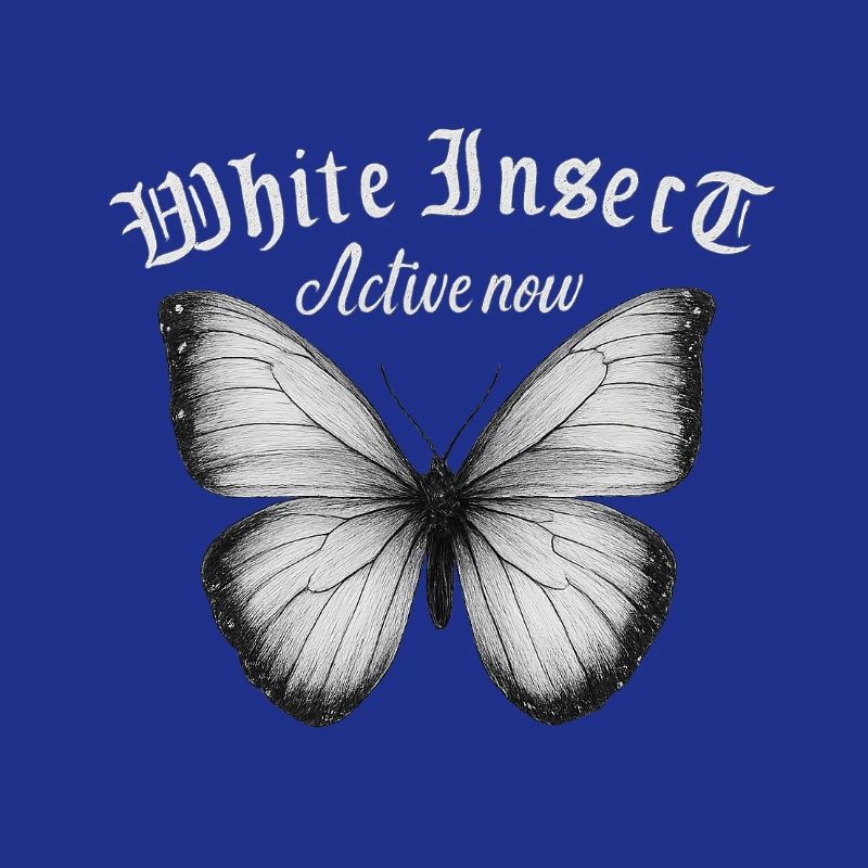 White Butterfly Active Fans Gift Idea