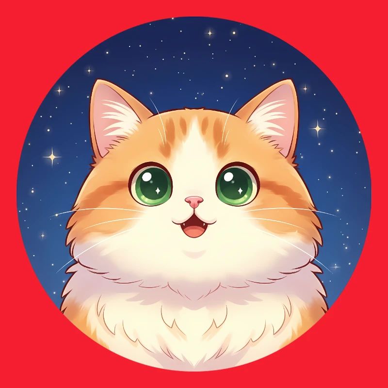 Starry Night Kitten