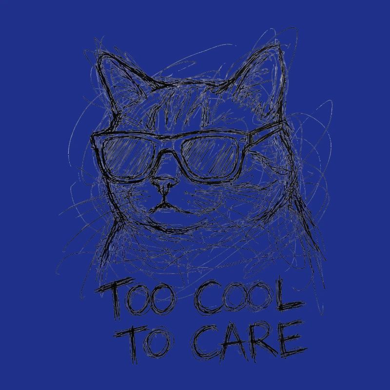 Cool de chat avec lunettes de soleil