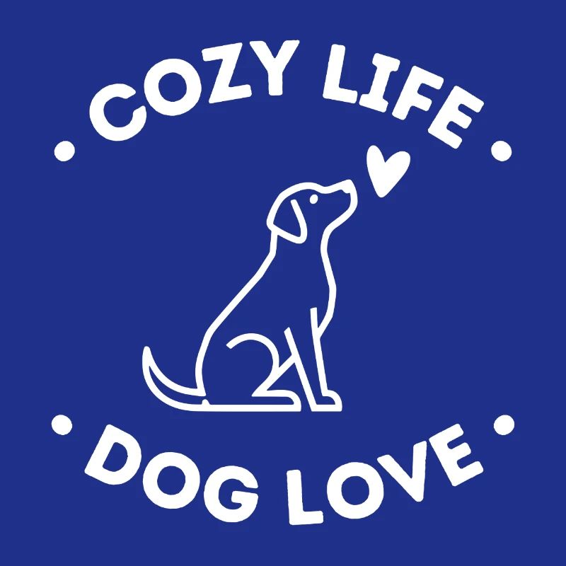 Vie Chaleureuse Amour Canin – Design de mode de vie canin mignon
