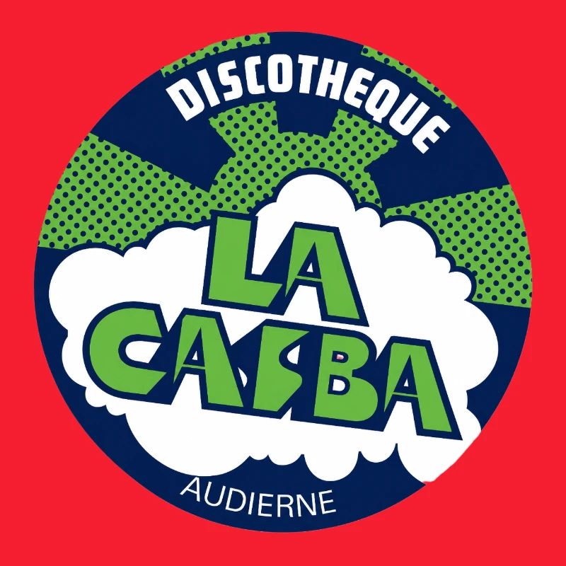 La Casba, Logo Sticker - Discothèque Audierne