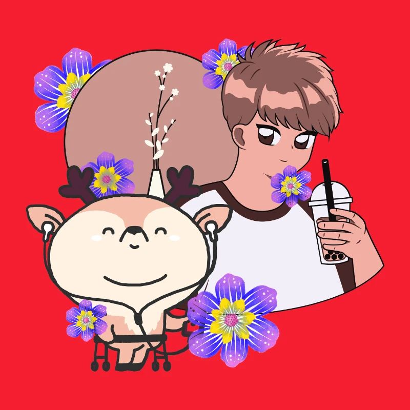 Bubble Tea Time & Deer with Walker
