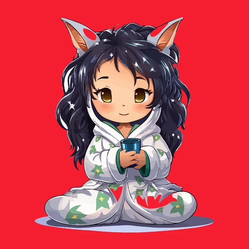 Sweat à capuche Star Chibi Cuddly Hero
