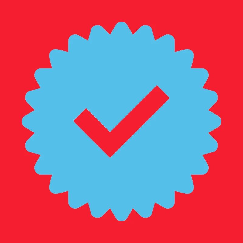Blue Tick Abzeichen