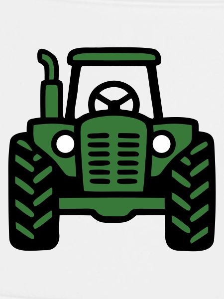 Traktor Frontansicht Logo