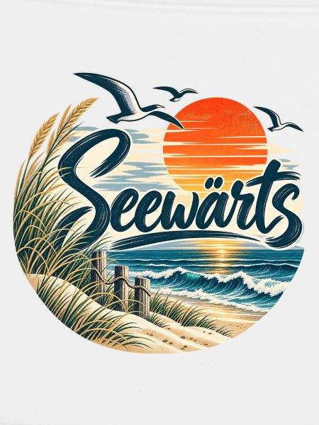 Seewärts Strandsunset