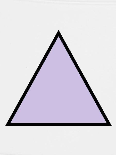 hipster triangle triangle shape