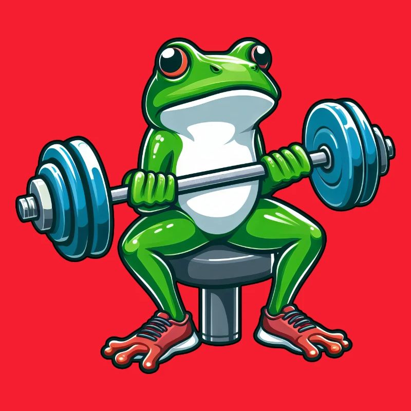 Strong Frog Workout Dumbbell Workout