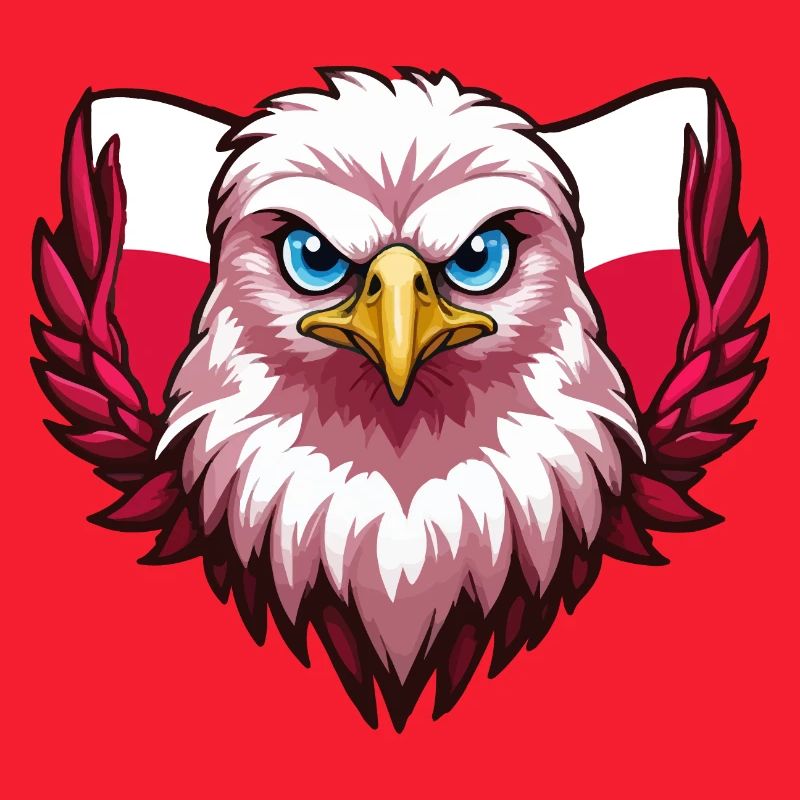 Polska Eagle Poland Polish Flag