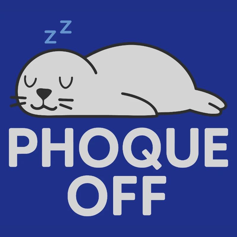 Phoque Off – Jeu de mots drôle et décalé