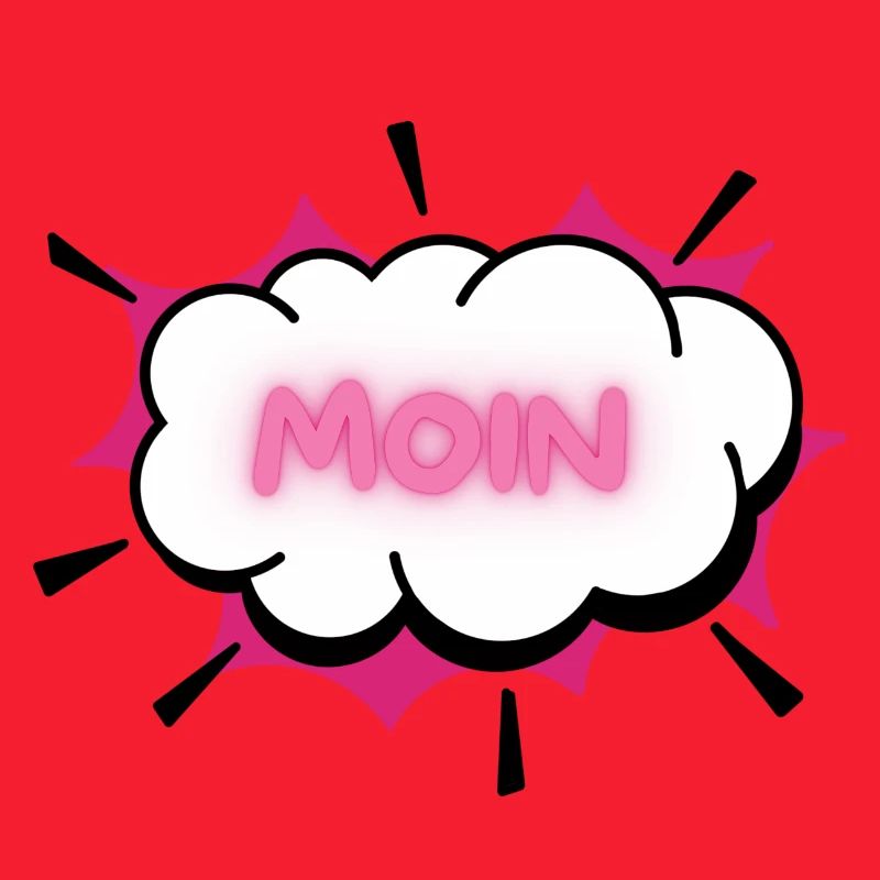 MOIN Neon Wolke