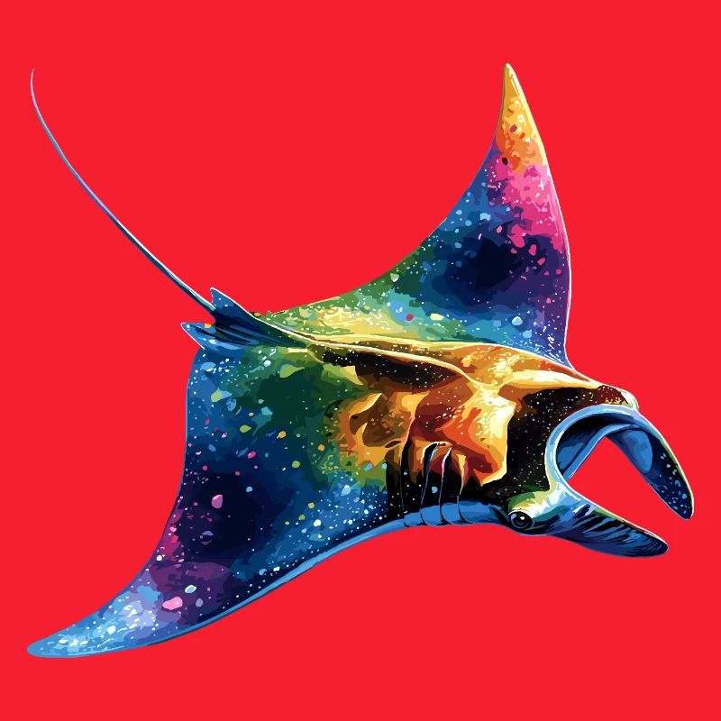 Manta Rochen Teufelsrochen Stachelrochen Taucher